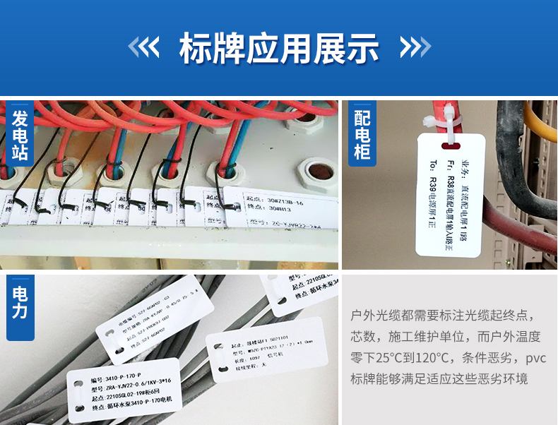 高透明实用之选 现货白色塑料标志牌PVC通信电缆挂牌详析